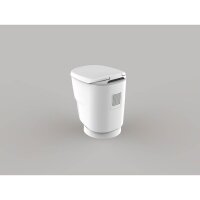 Clesana C1 – wasserlose Camping Toilette mit Rundsockel - Mit Montage