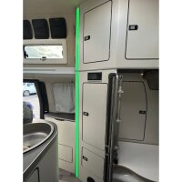 Carbest LED-Band, rot, grün, blau, warmweiß, IP65, 10mm, 12V / 10W/m - Mit Montage