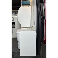 Toilettensitzabdeckung für die Clesana Toilette im Ford Nugget Plus - Mit Montage