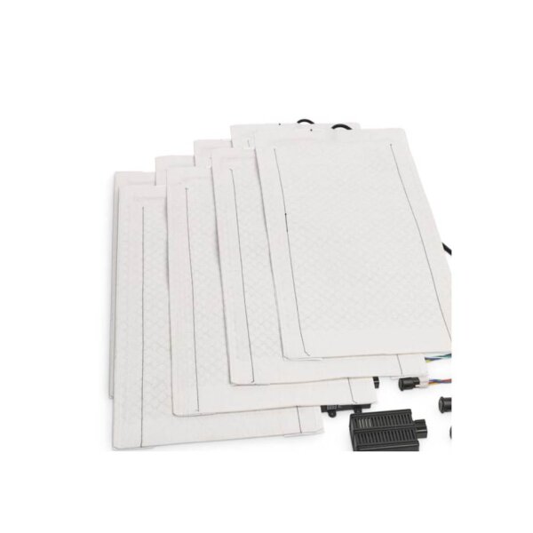 MSH300 Einbausitzheizung Carbon 4-teilig für 2 Sitze - Mit Montage