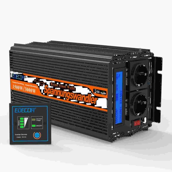 Sinus Wechselrichter 1500 Watt 12 V - Mit Montage im Nugget V362