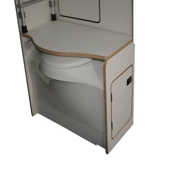 Toilettensitzabdeckung 3.0 in weiß für die Original-Toilette des Ford Nugget Plus - Ohne Montage