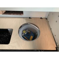 Abdeckplatte Staufach Frischwassertank