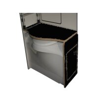 Toilettensitzabdeckung 3.0 in schwarz für die Original-Toilette des Ford Nugget Plus - Ohne Montage - Weiß