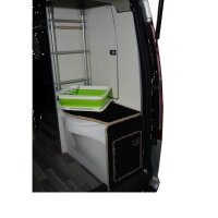 Toilettensitzabdeckung 3.0 in schwarz für die Original-Toilette des Ford Nugget Plus - Ohne Montage - Weiß