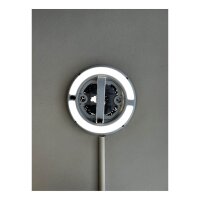 MaxxFan Dome Plus, 12V, schwarz, Dachlüfter Wohnmobil mit LED - Mit Montage