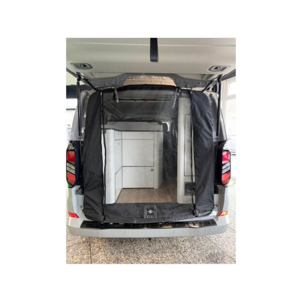 Moskitonetz für die Heckklappe Ford Nugget V710 - Mit Montage