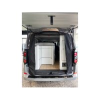 Moskitonetz für die Heckklappe Ford Nugget V710 - Mit Montage