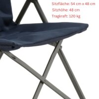 Travellife Barletta Cross Faltstuhl, blau