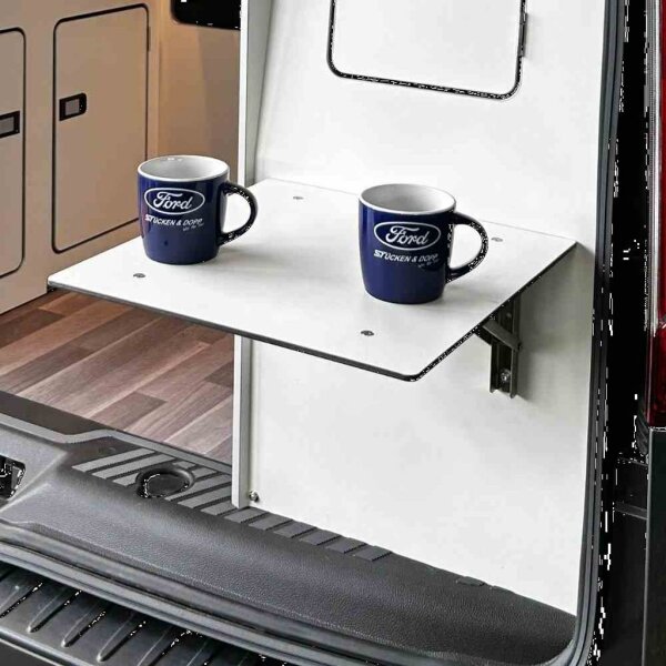 Klappbarer Hecktisch für den Nugget L1 V362 in Schwarz oder Weiß