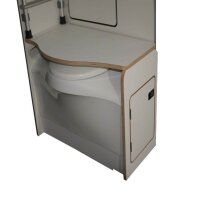 Toilettensitzabdeckung 3.0 in weiß B-Ware