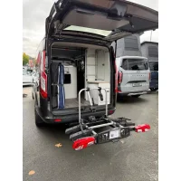 Uebler Kupplungsträger H21 Z, 90° Abklappbar, Zahnband für 2 Fahrräder
