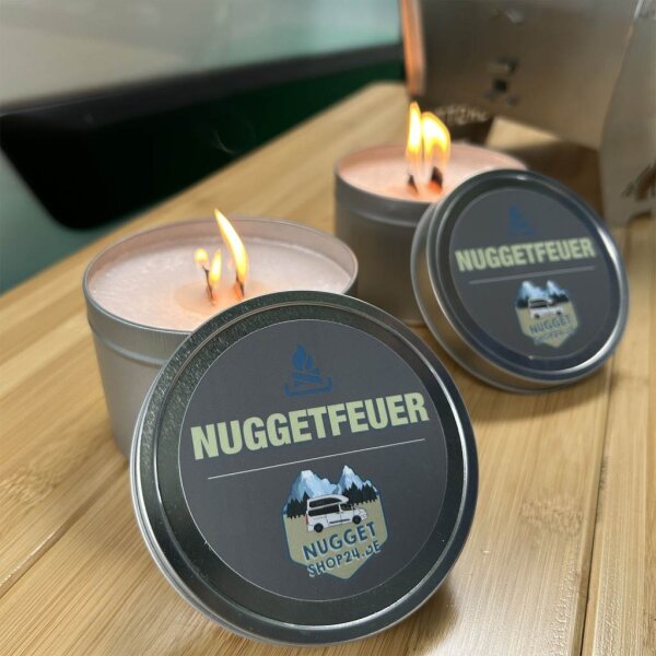 Nuggetfeuer - Lagerfeuer mit Mückenschutz