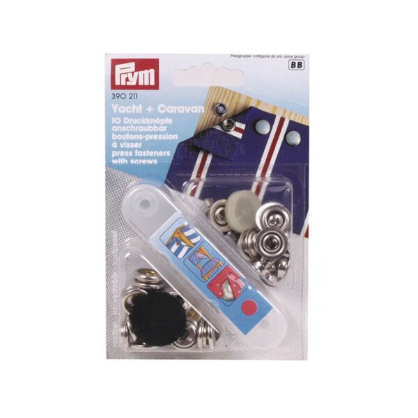 Druckknöpfe zum Befestigen an Holz oder Blech