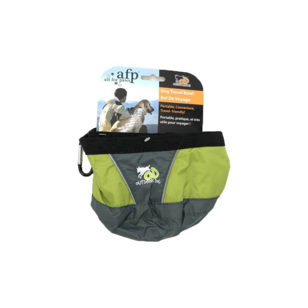 Outdoor Dog water bowl Grün/Orange, zufällige Farbwahl