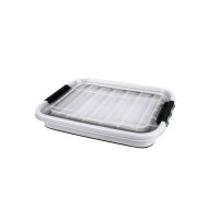 Aufbewahrungsbox faltbar mit Deckel und Rollen 65 l