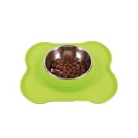 Edelstahl Hundenapf mit Silikonunterlage