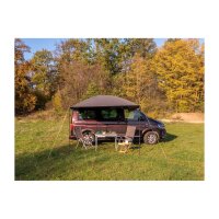 Mauritius Premium Sonnenvordach, 300x300x190 cm, hellgrau