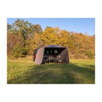 Mauritius Premium Sonnenvordach, 300x300x190 cm, hellgrau