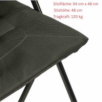 Travellife Barletta Cross Faltstuhl, grau