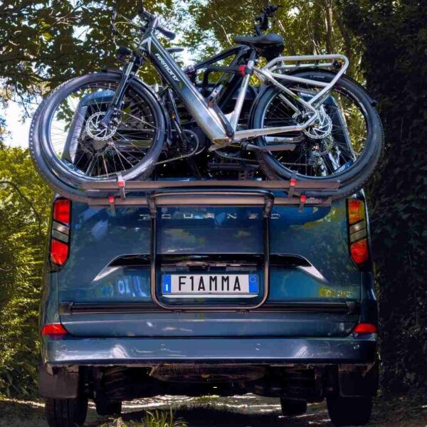nugget transit custom tailgate bike rack
