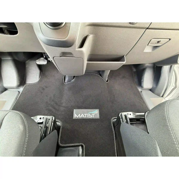 Stoff-Fußmatten Ford Transit für Automatikgetriebe, vorne, schwarz